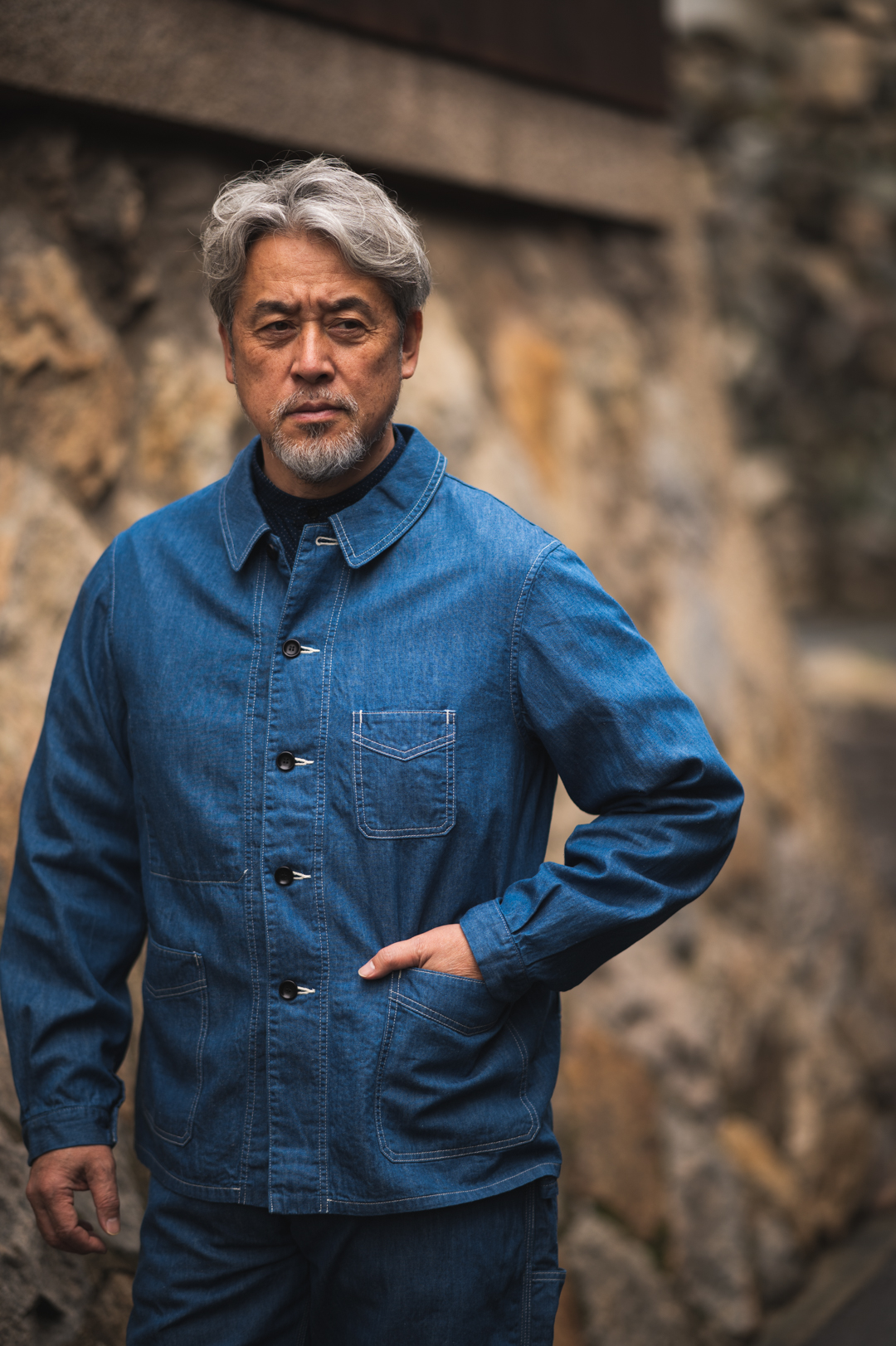 ボンクラテイラードジャケットツイードサンドスターsize38