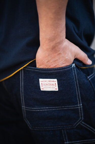 SALON BONCOURA 7周年リミテッド モヘアカーディガンブルー×グレー SALON BONCOURA 7周年リミテッド モヘアカーディガンブルー×グレー