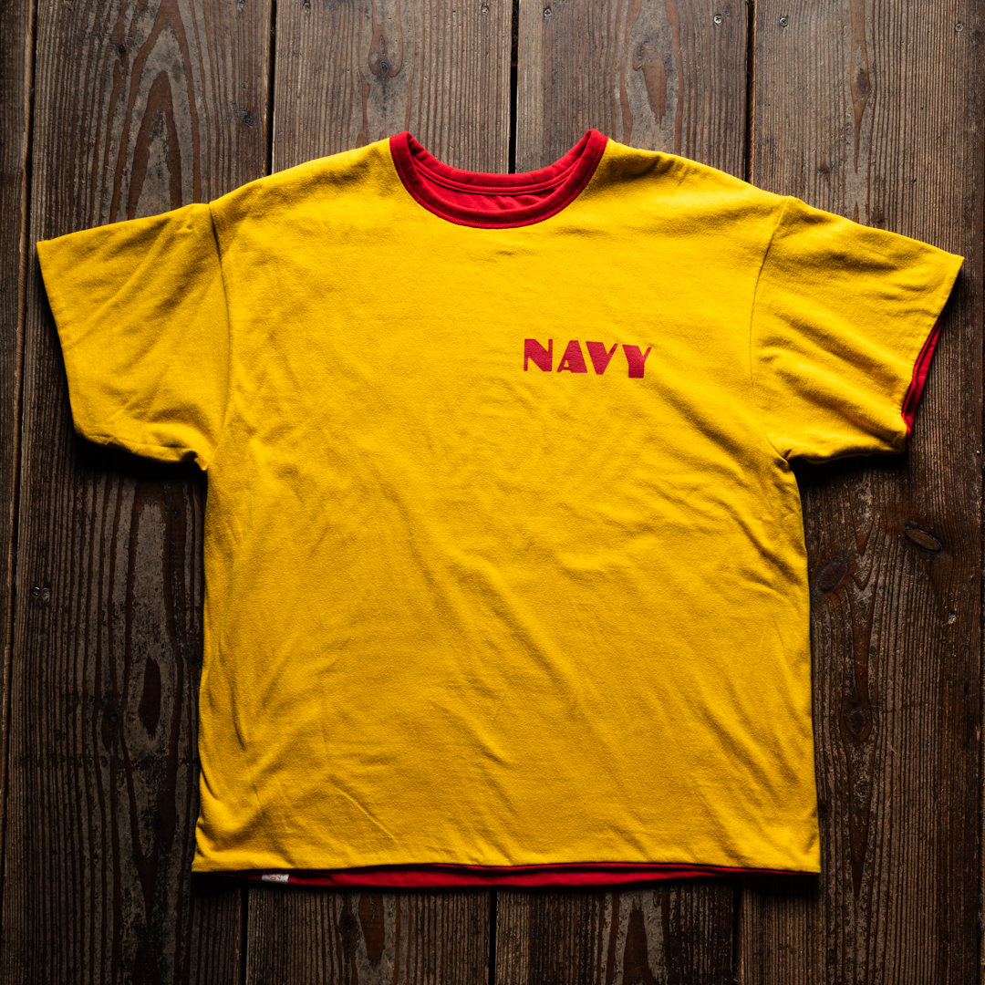 ボンクラ リーバシブルTシャツ レッド us navy ボンクラ リーバシブルTシャツ レッド us navy