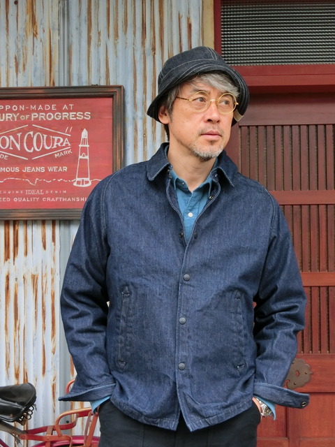 BONCOURA US navy hat denim ボンクラ ハット デニム - ハット