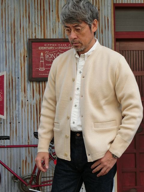 BONCOURA IVYカーディガン　ニットセーター　ウール　ボンクラ 新品 BONCOURA IVYカーディガン ニットセーター ウール ボンクラ 新品 IVY